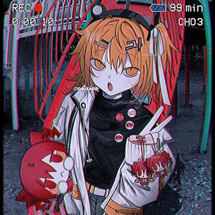 kasane teto and adachi rei (utau and 2 more) drawn by xdoxa89