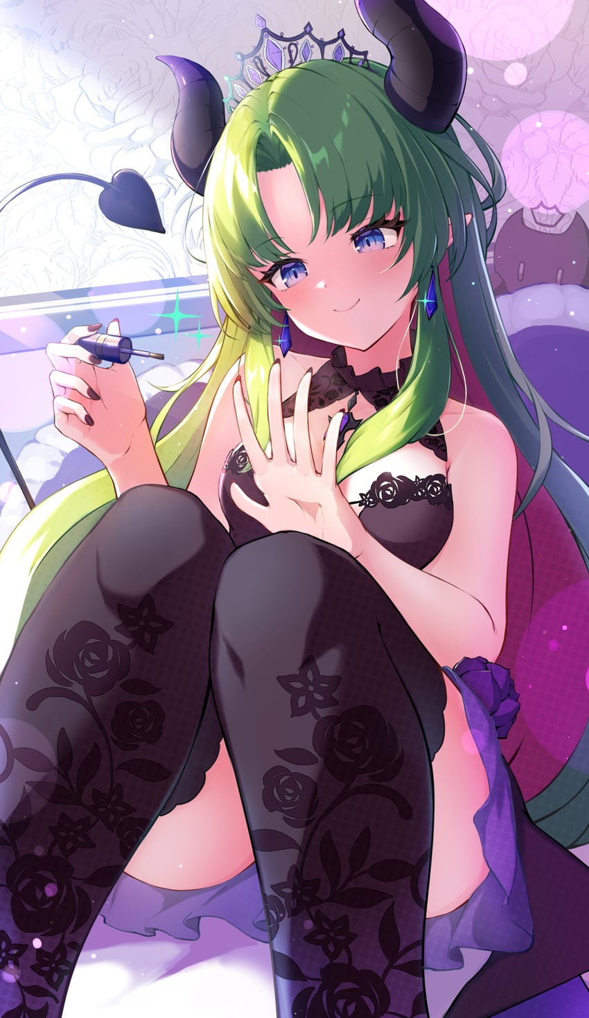 airi viridis and viridevil (v-dere) drawn by seitokai_satoo-sgr