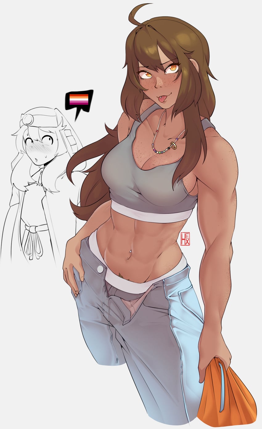 bridget and may (guilty gear and 1 more) drawn by hexprinxess