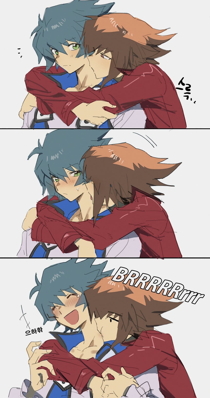 yuki judai and johan andersen (yu-gi-oh! and 1 more) drawn by cocaduel