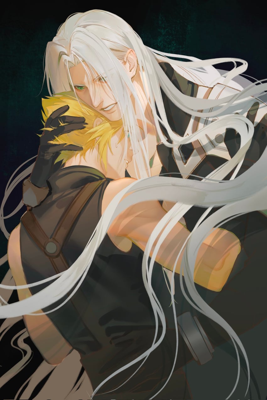 cloud strife and sephiroth (final fantasy and 1 more) drawn by xianyu314
