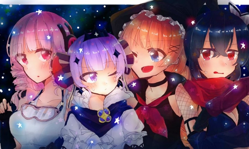 swim swim, ruler, ripple, and top speed (mahou shoujo ikusei keikaku and 1 more) drawn by momizi11005