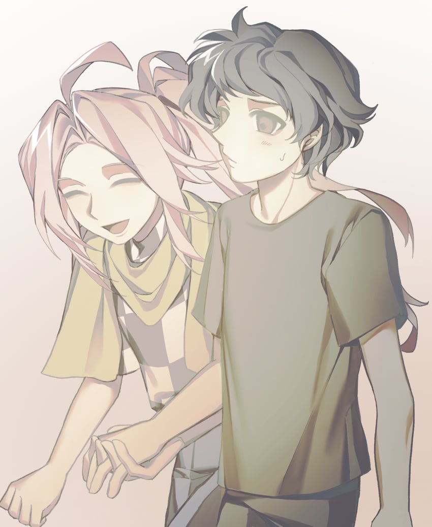 hatsutori hajime and utsugi noriyuki (saibou shinkyoku) drawn by chunaizhanshi23057