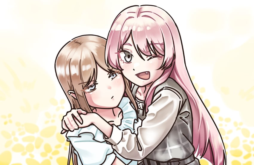 chihaya anon and nagasaki soyo (bang dream! and 1 more) drawn by skol16653828240