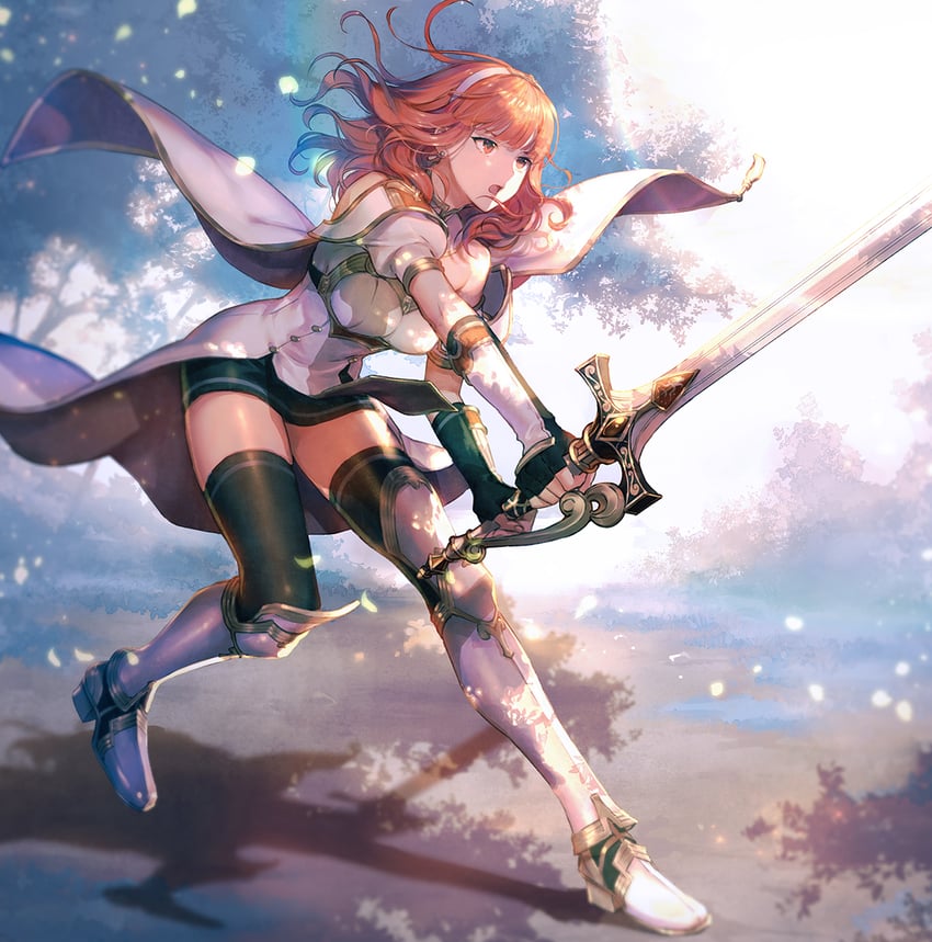 celica (fire emblem and 1 more) drawn by fujikawa_akira