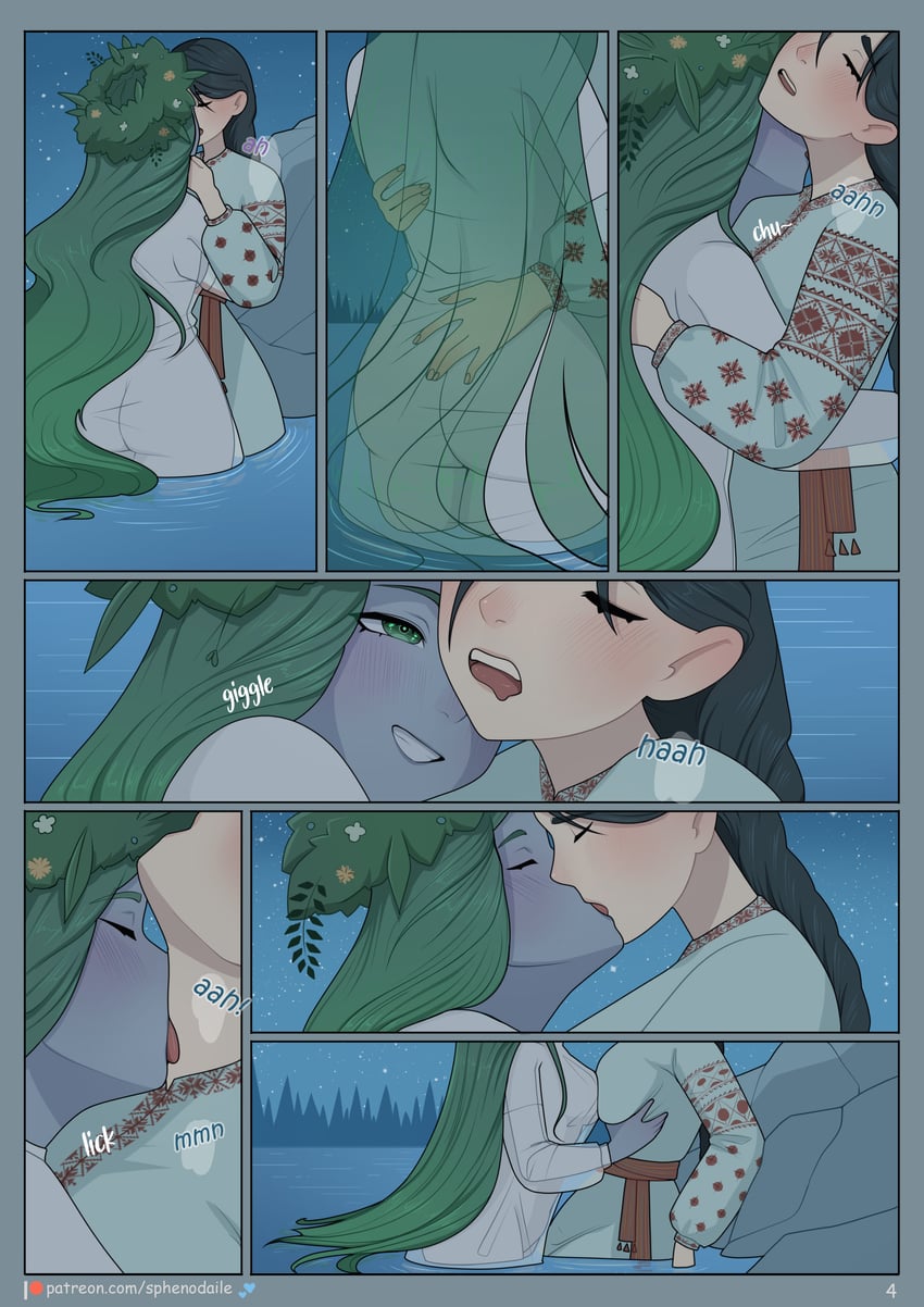 olesya and lilea (original) drawn by sphenodaile