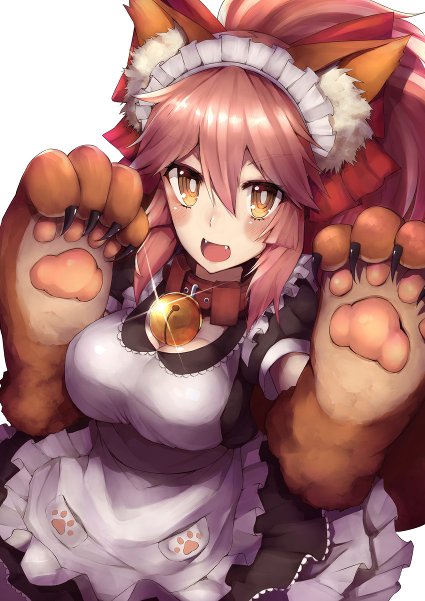 tamamo and tamamo cat (fate and 1 more) drawn by hachiroku_(hatirokusann86)