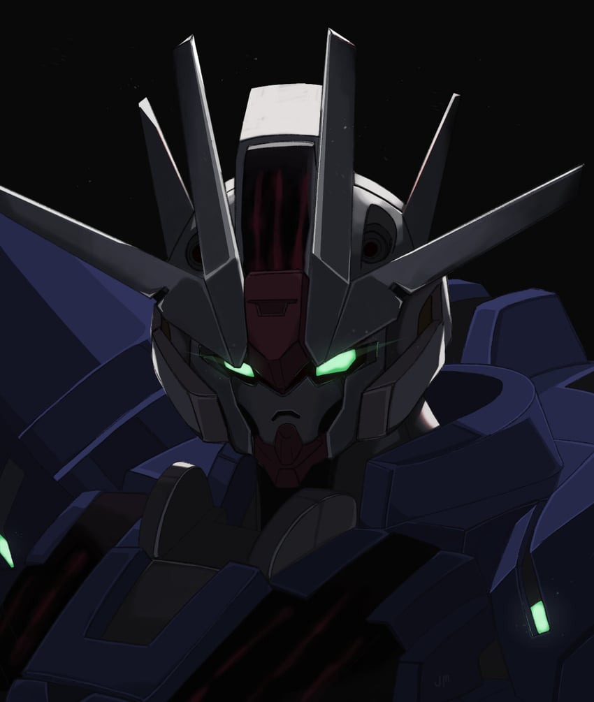 gundam aerial rebuild (gundam and 1 more) drawn by doodlebird14