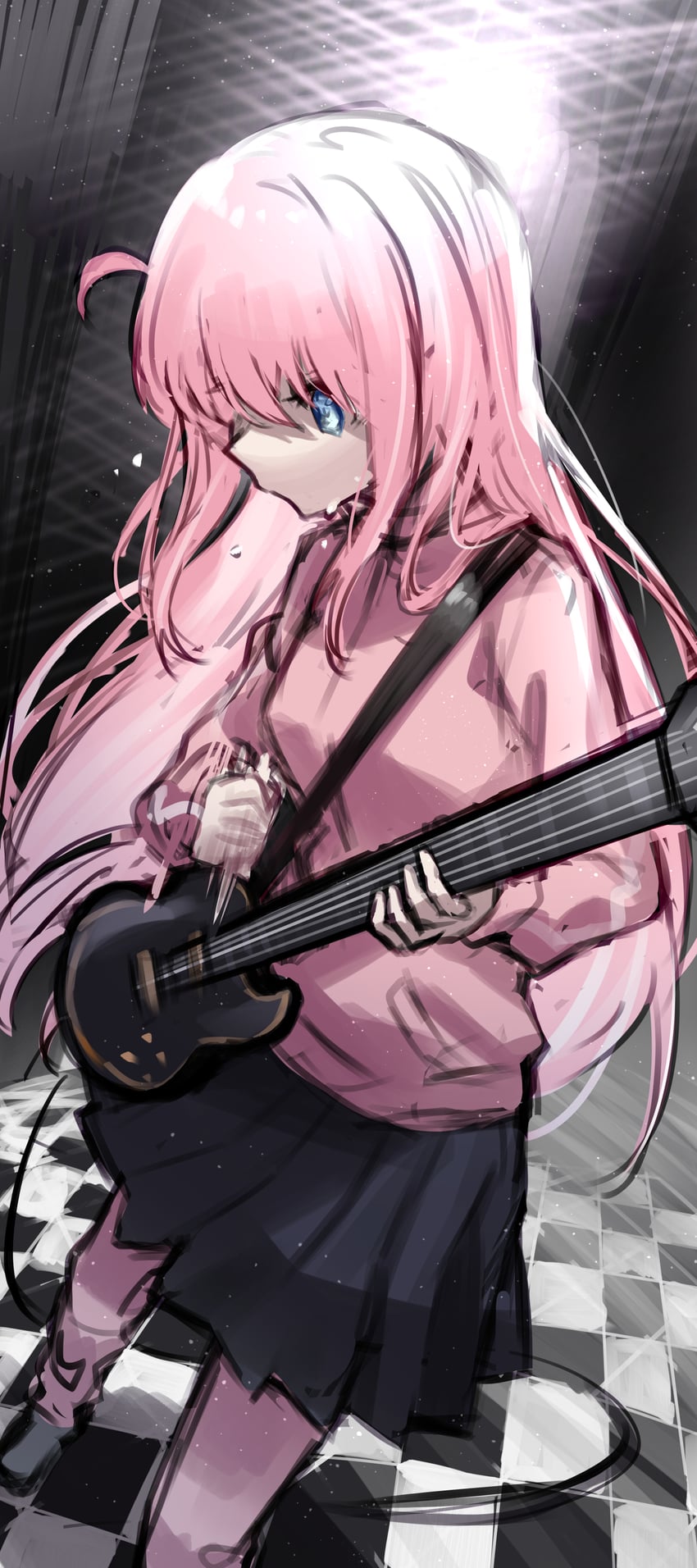 gotoh hitori (bocchi the rock!) drawn by daifuku_(tkja3555)
