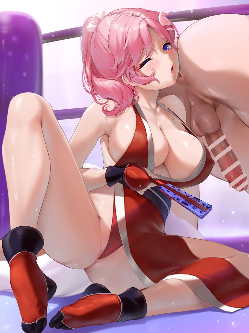 saigyouji yuyuko and shiranui mai (touhou and 3 more) drawn by nironiro