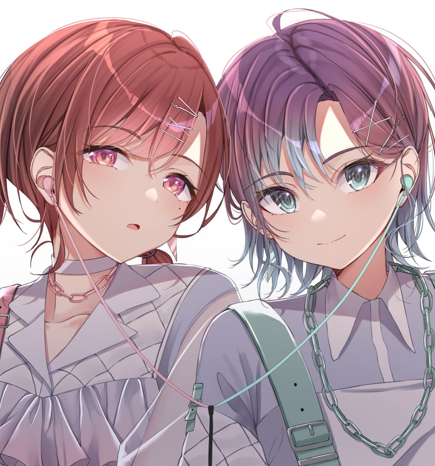 higuchi madoka and asakura toru (idolmaster and 1 more) drawn by kunimine_yuzuki