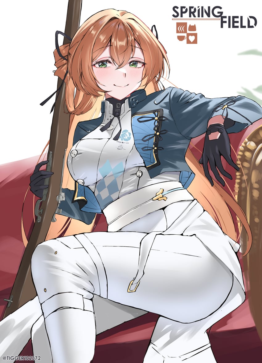 springfield (girls' frontline and 1 more) drawn by tigger_drawing