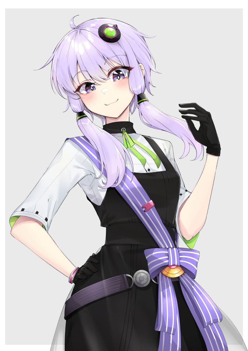 yuzuki yukari (voiceroid and 1 more) drawn by zooanime