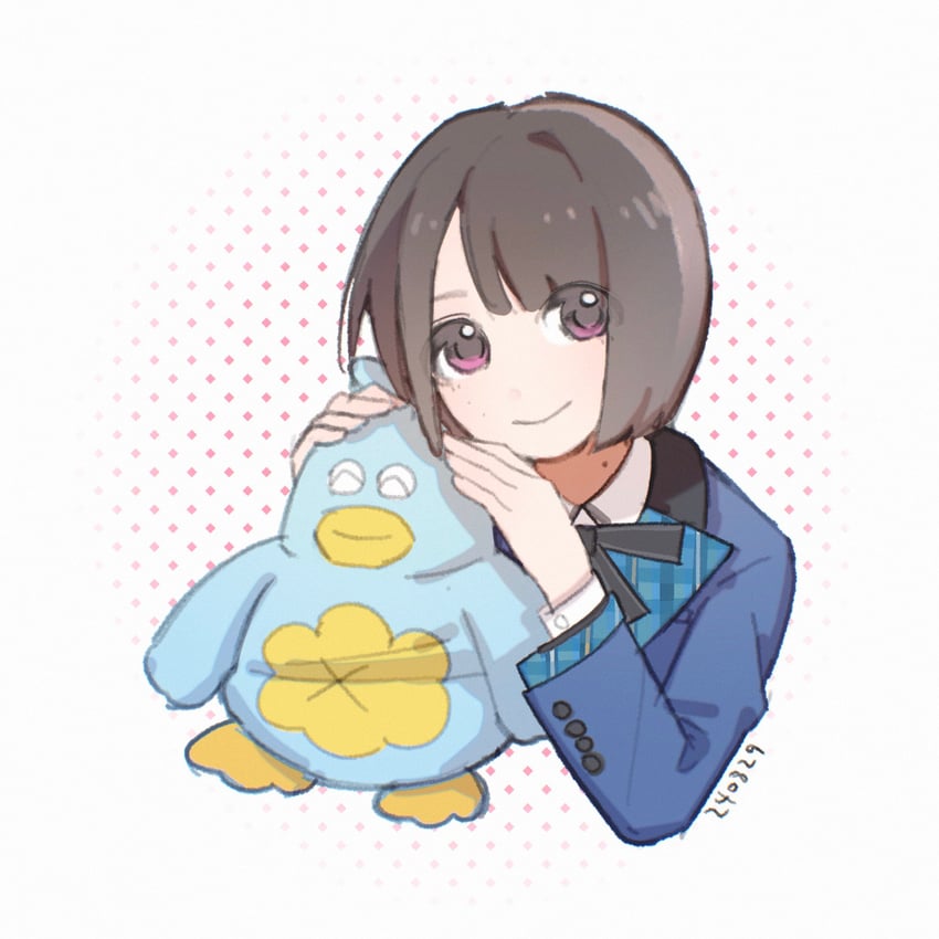 poka and watanabe rina (real life and 1 more) drawn by uuemurai