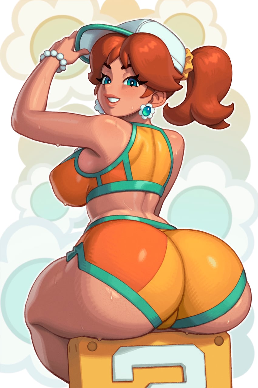 princess daisy (mario and 2 more) drawn by riz
