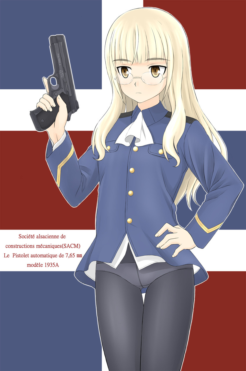 perrine h. clostermann (world witches series and 1 more) drawn by takafumi