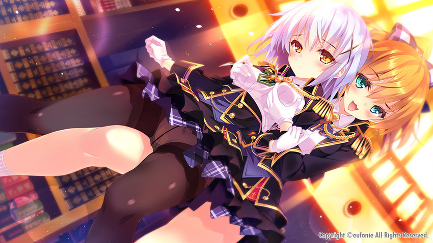 kougousaki ruri and kai satomi (hanidebi! honey & devil and 1 more) drawn by hayakawa_harui