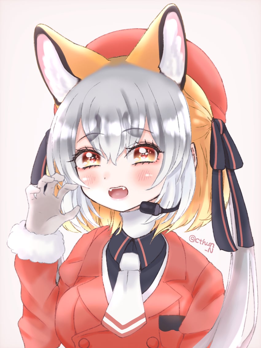 island fox (kemono friends and 1 more) drawn by cthun_n