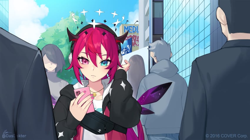 irys (hololive and 1 more) drawn by dasdokter