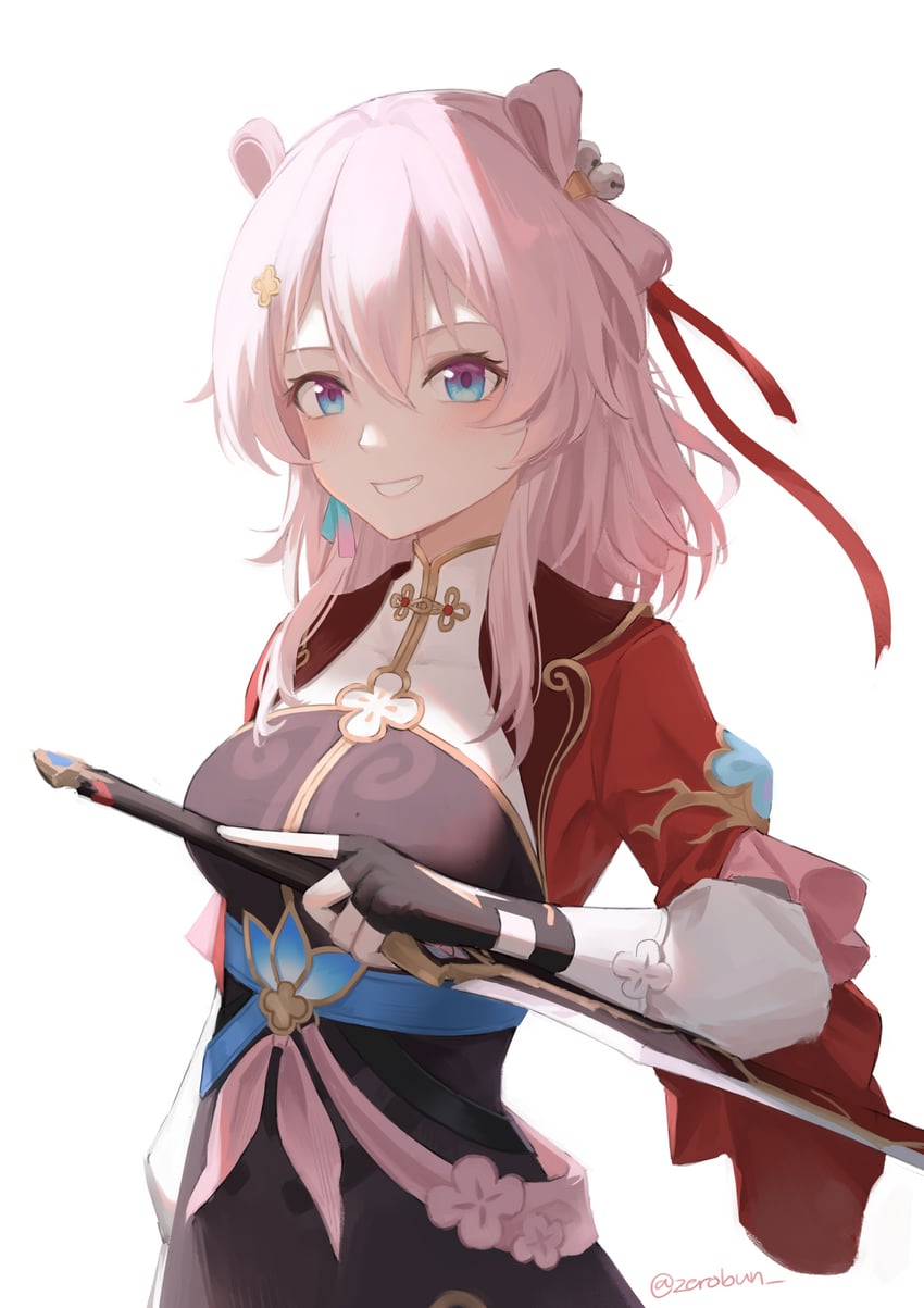 march 7th (honkai and 1 more) drawn by zerobun