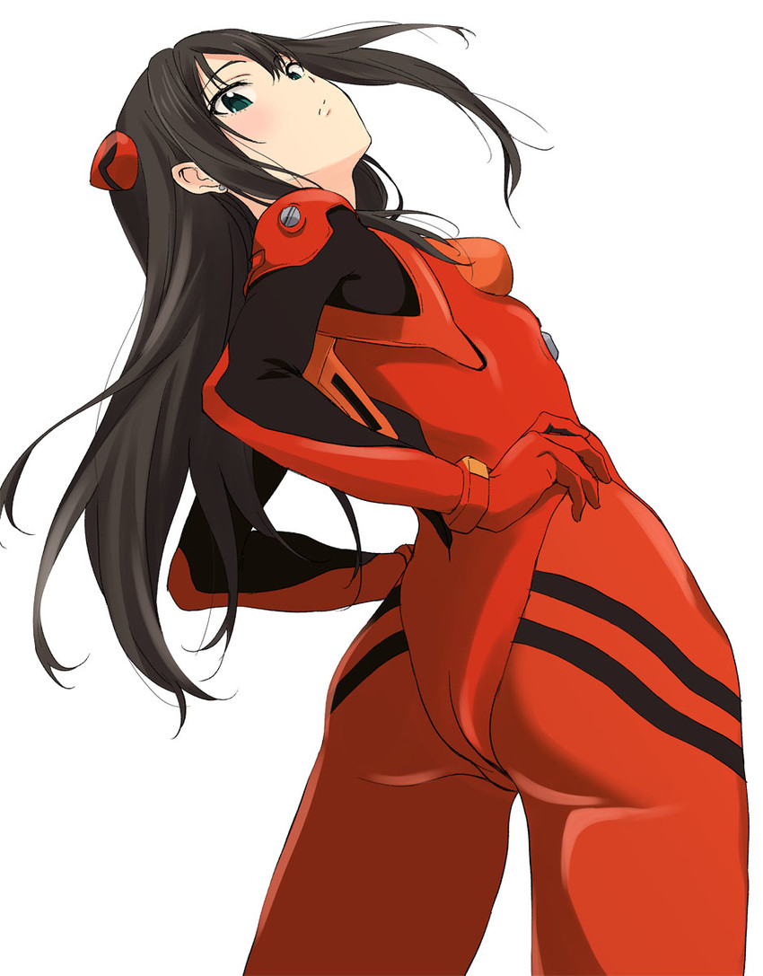 souryuu asuka langley and shibuya rin (idolmaster and 2 more) drawn by yoshiki360