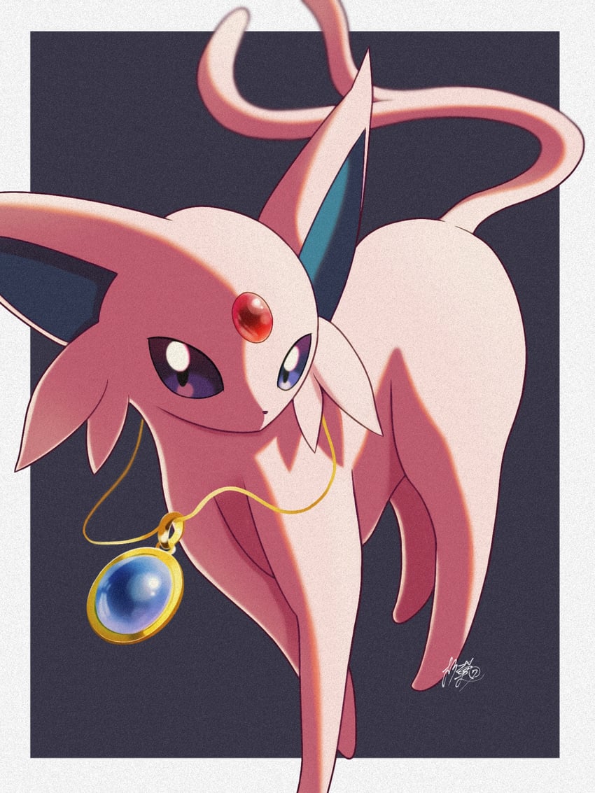 espeon (pokemon) drawn by kuchiba_(jret2454)