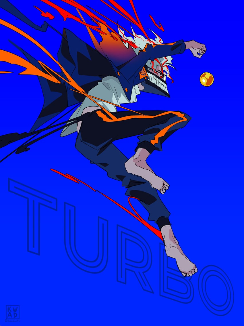 takakura ken (dandadan) drawn by kwadarth