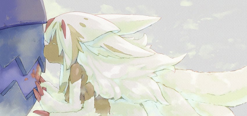 faputa and gabuurun (made in abyss) drawn by buna_(beech_forest)
