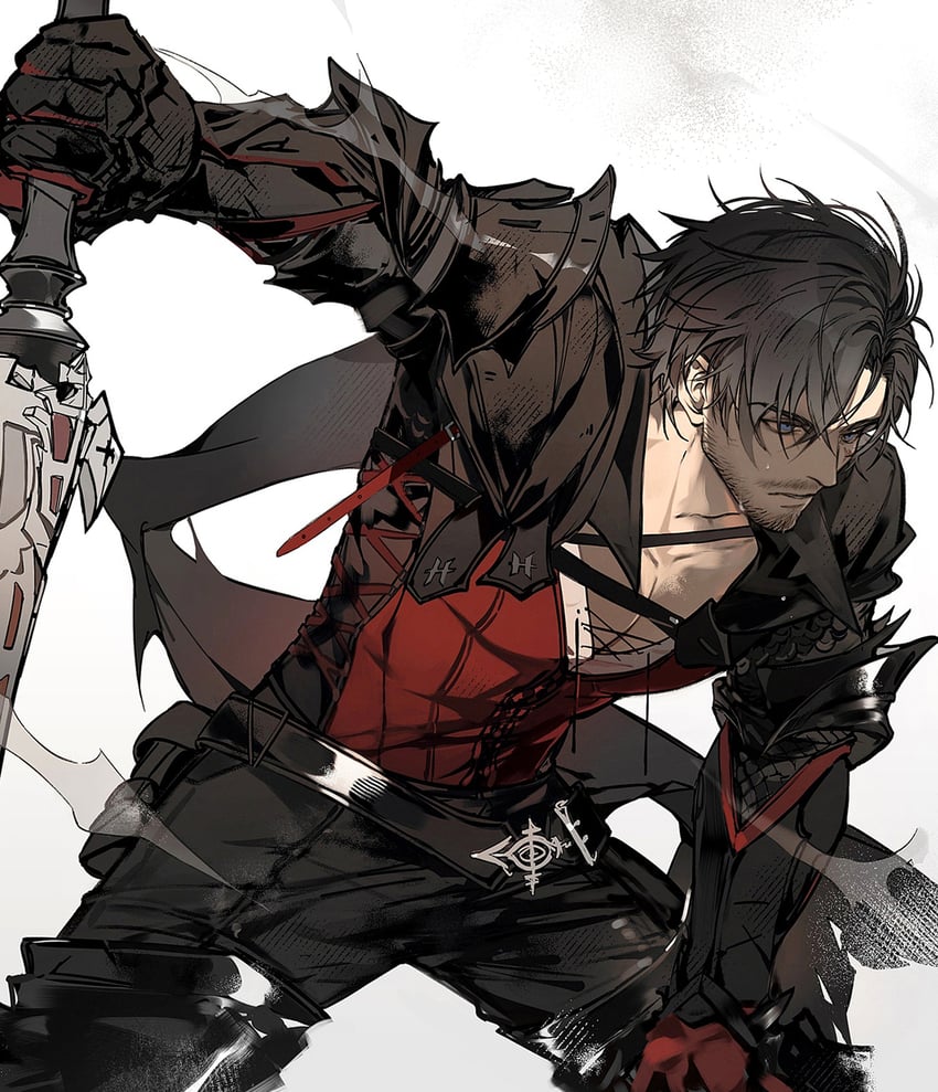 clive rosfield (final fantasy and 1 more) drawn by gyulseu