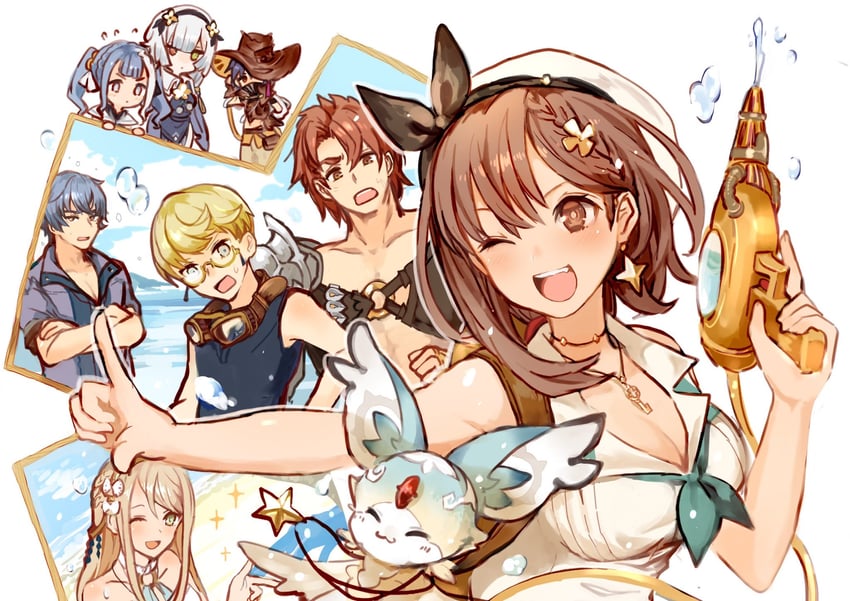 reisalin stout, klaudia valentz, lent marslink, tao mongarten, patricia abelheim, and 4 more (atelier and 2 more) drawn by le21day