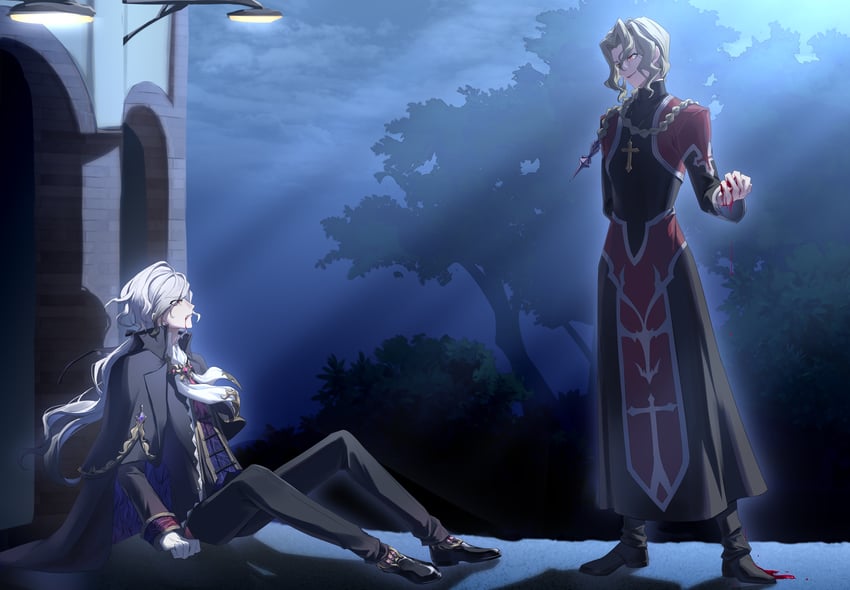 edmond dantes, michael roa valdamjong, and tarantella (fate and 1 more) drawn by user_vpue3848