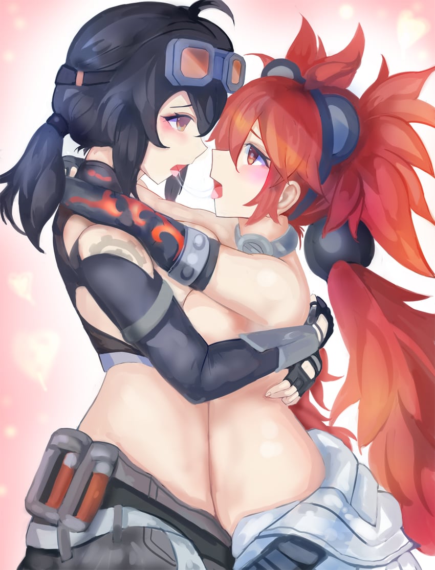 grace howard and koleda belobog (zenless zone zero) drawn by suterisu