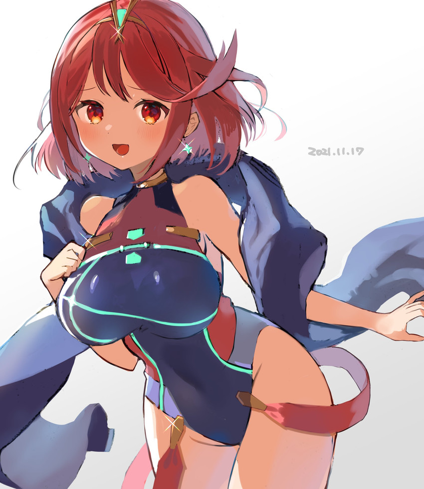 pyra (xenoblade chronicles and 1 more) drawn by noamem