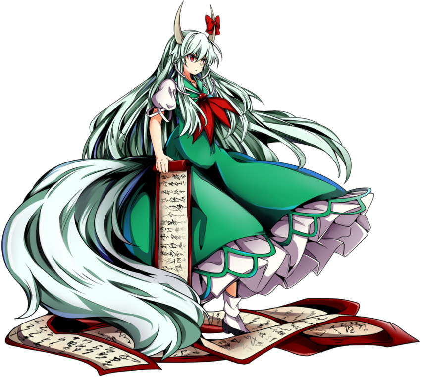 kamishirasawa keine and ex-keine (touhou) drawn by baba_(baba_seimaijo)