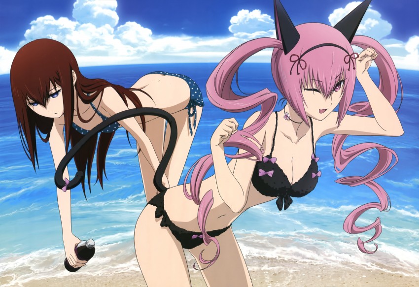 makise kurisu and akiha rumiho (steins;gate and 1 more) drawn by sakai_kyuuta