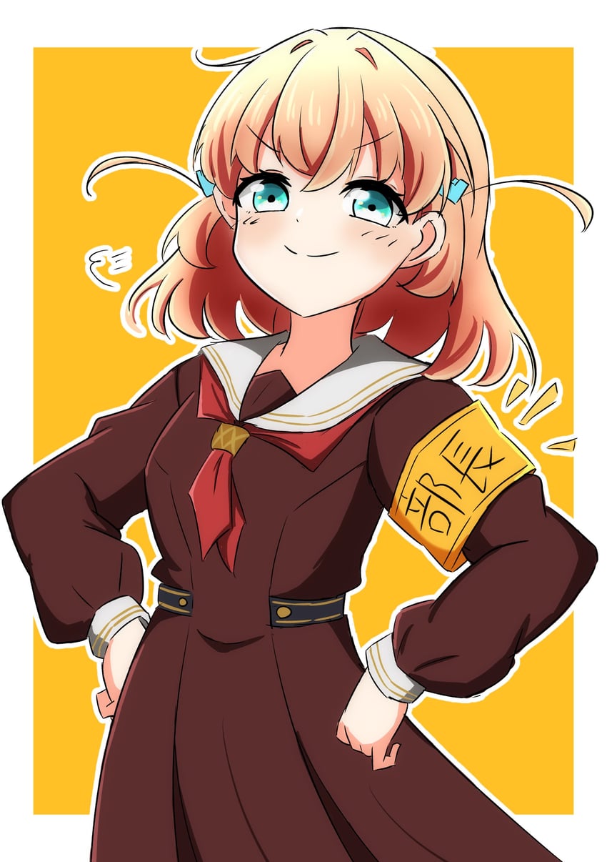 hinoshita kaho (love live! and 1 more) drawn by daime_(hyahhaa10)