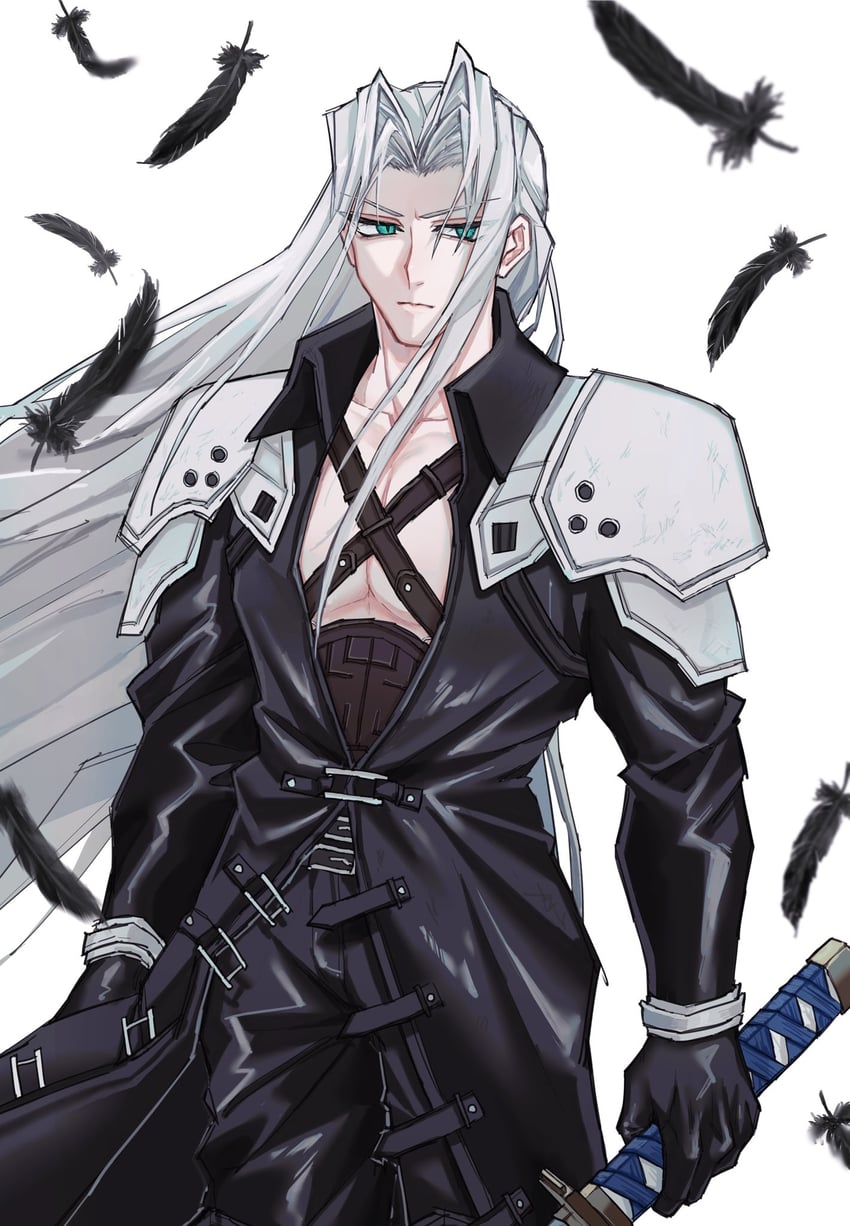 sephiroth (final fantasy and 1 more) drawn by odi_kooooorz