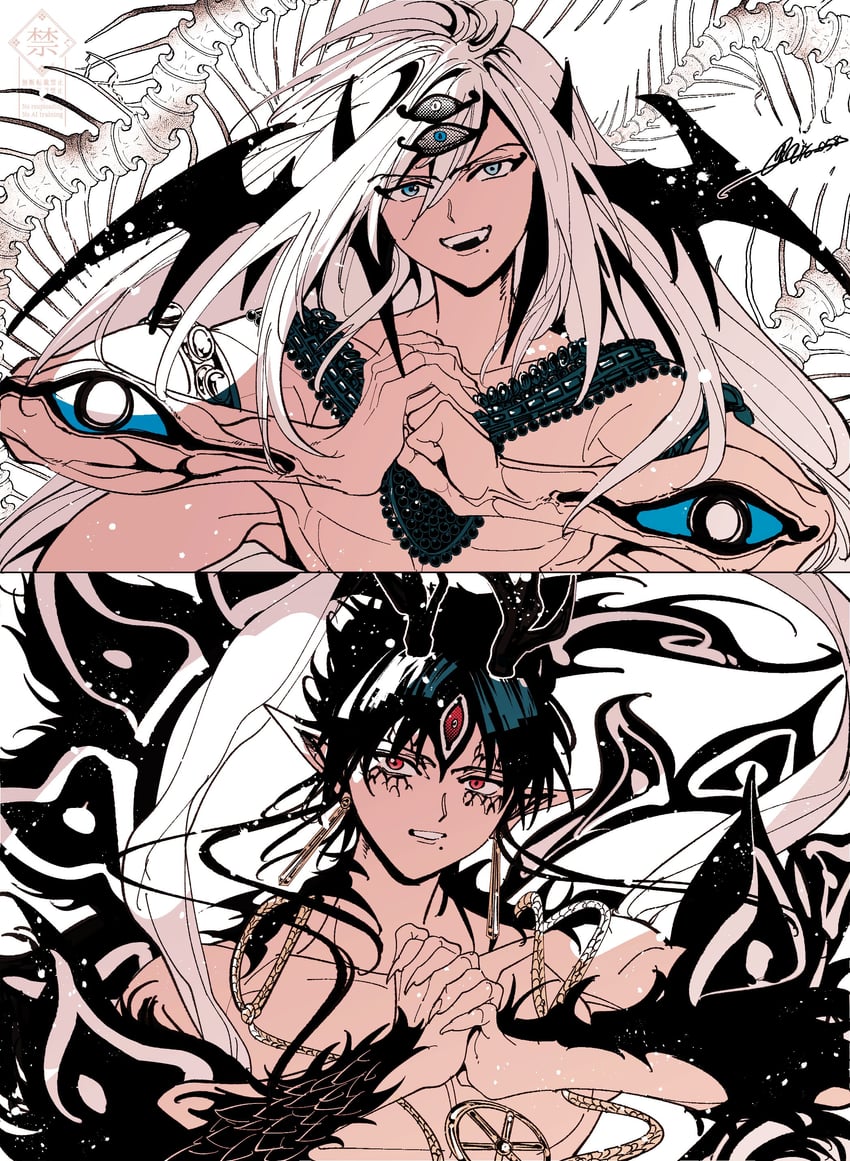 ren hakuryuu (magi the labyrinth of magic) drawn by ojyo_058
