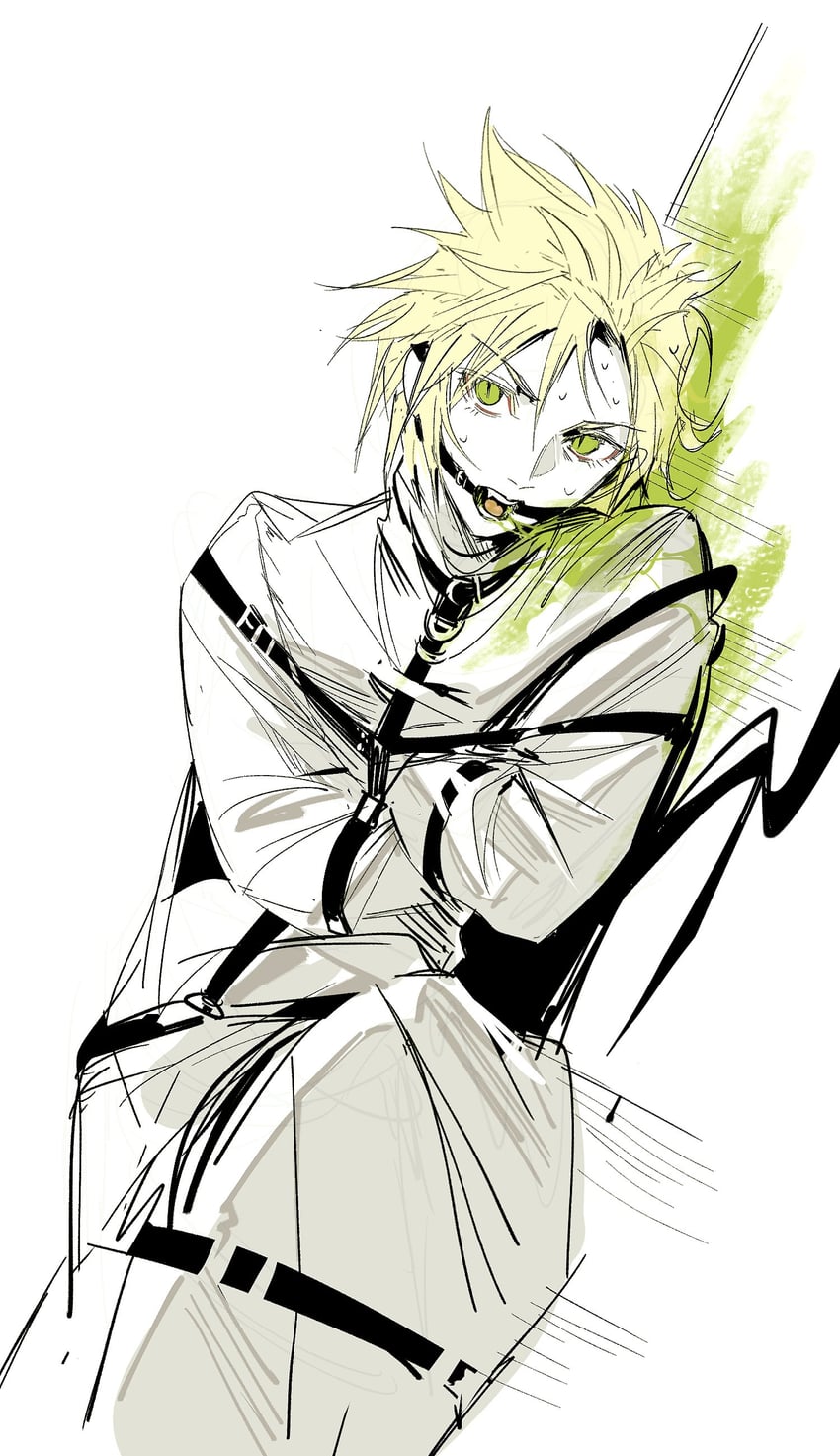 cloud strife (final fantasy and 1 more) drawn by duoj_ji
