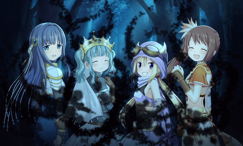 nanami yachiyo, futaba sana, yui tsuruno, and mitsuki felicia (mahou shoujo madoka magica and 1 more)