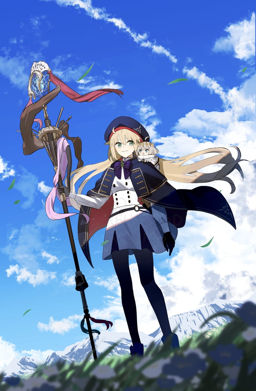 artoria pendragon, artoria caster, and oberon (fate and 1 more) drawn by ninjin_(ne_f_g_o)