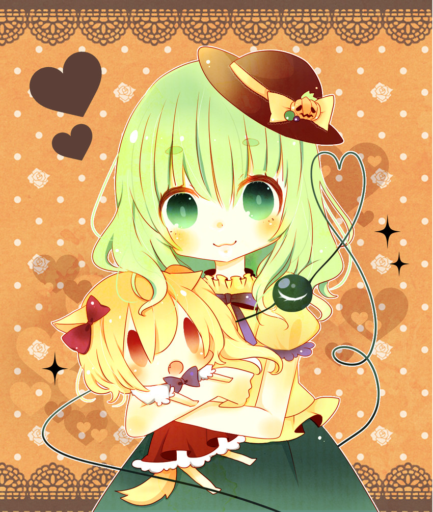 flandre scarlet and komeiji koishi (touhou) drawn by mike_(mikeneko)