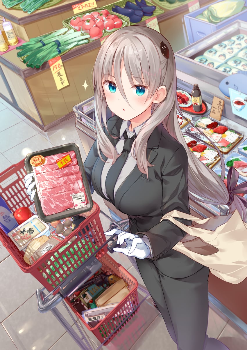 setsuna (haikei... koroshiya-san to kekkon shimashita) drawn by kosaka_donten
