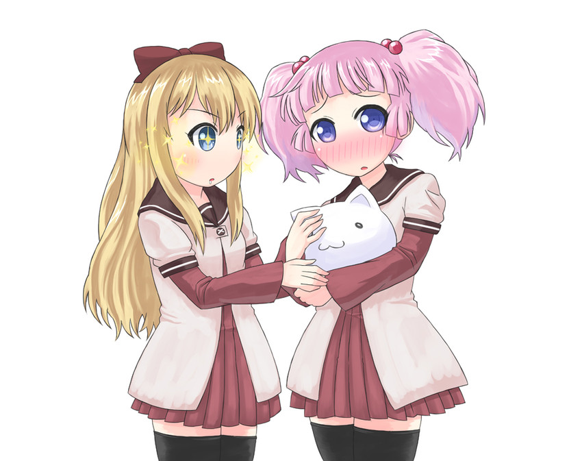toshinou kyouko and yoshikawa chinatsu (yuruyuri) drawn by s_ibane