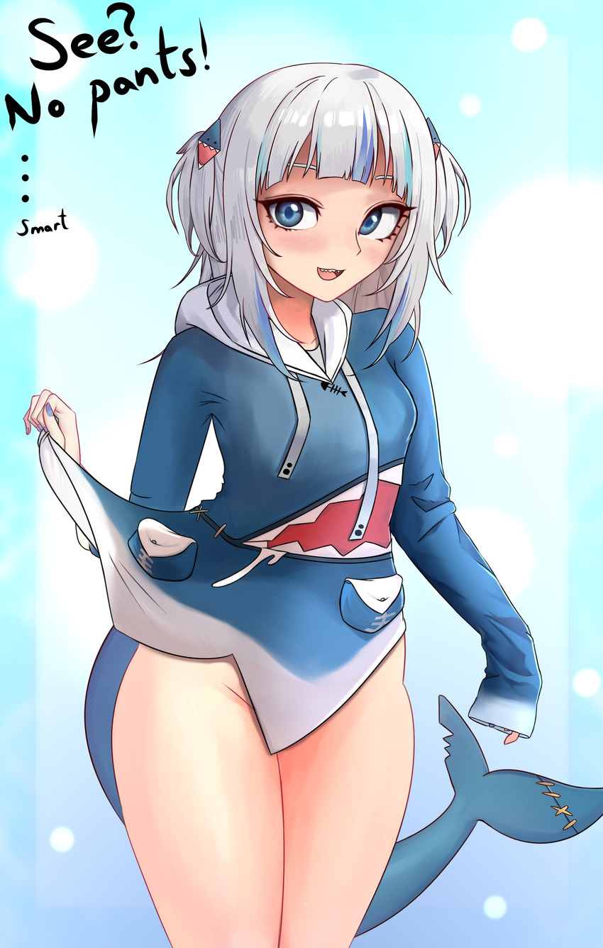 gawr gura (hololive and 1 more) drawn by unstableboiler
