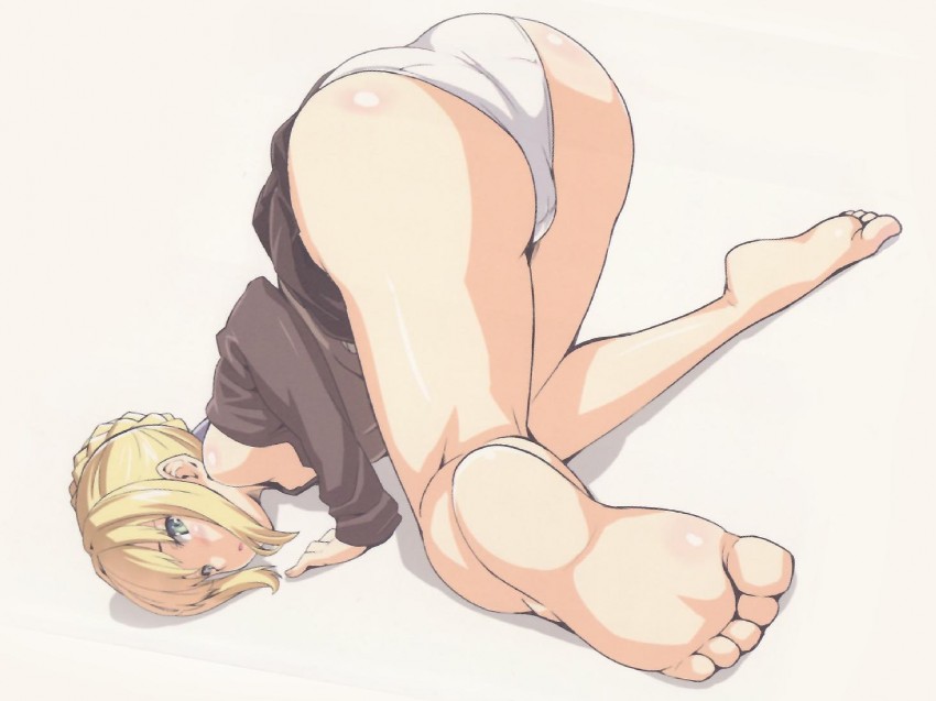 artoria pendragon and saber (fate and 2 more) drawn by takeda_hiromitsu