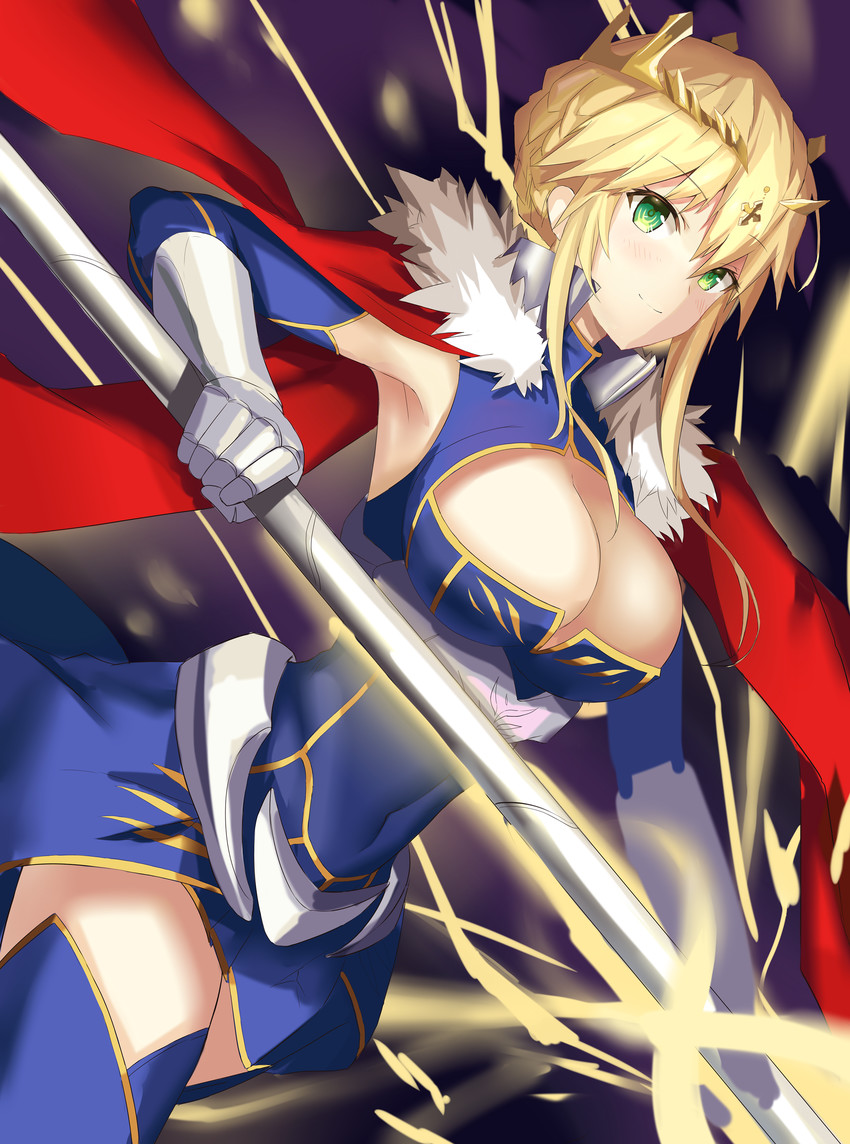 artoria pendragon (fate and 1 more) drawn by c3yooooo