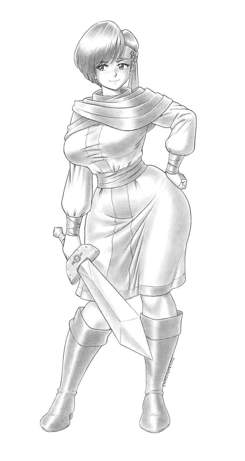 janne (fire emblem and 1 more) drawn by shadowpencil