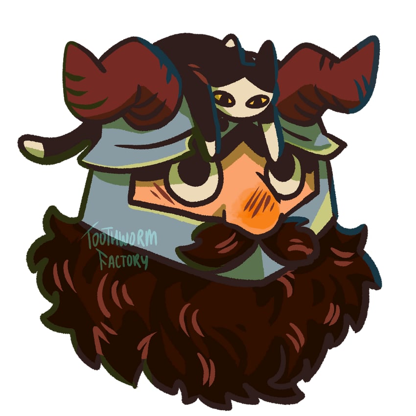 senshi and izutsumi (dungeon meshi) drawn by toothwormfactory