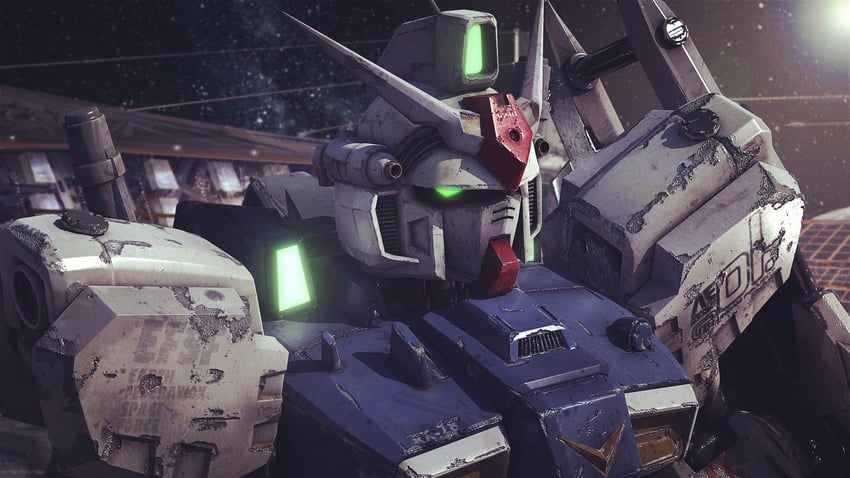 gundam gp-01 zephyranthes (gundam and 1 more) drawn by yytssln_at
